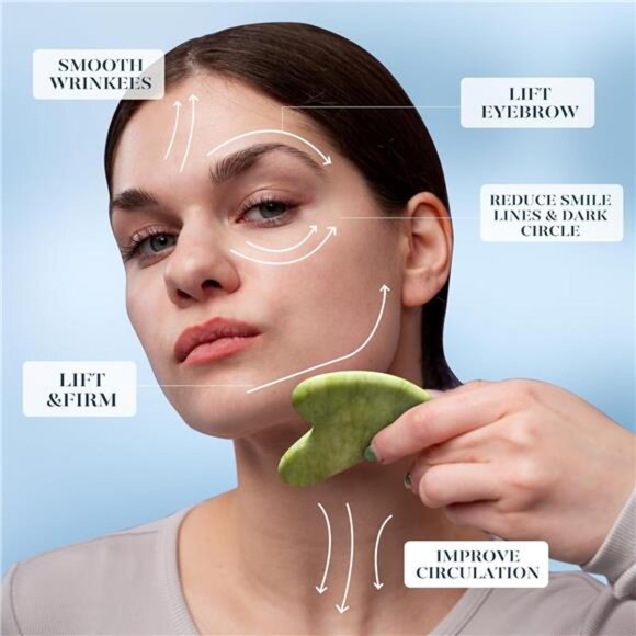 BAIMEI IcyMe Ice Roller for Face Women and Gua Sha Facial Tool Set, Ice Face - Picture 5 of 7